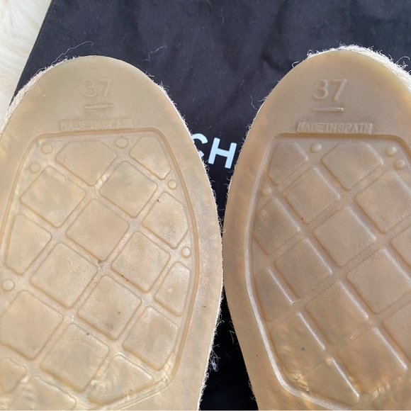 💯% AUTHENTIC Pre Loved Chanel Espadrilles Beige/black size 37 - Picture 6 of 11